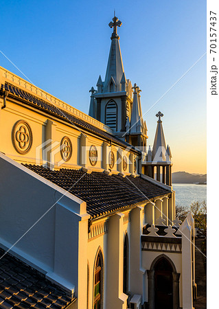 馬込教会の日の出 【長崎市】 馬込教会の日の出 【長崎市】 70157437