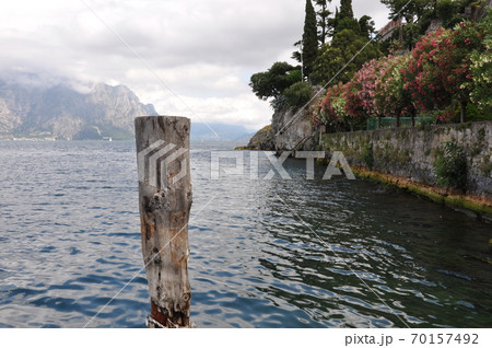 Coastline, lake Garda, Italy Coastline, lake Garda, Italy 70157492