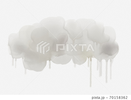 白い背景の上の抽象的な水彩画 茶色系 白い背景の上の抽象的な水彩画 茶色系 70158362