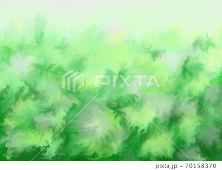 抽象的な水彩画の背景 緑色系 抽象的な水彩画の背景 緑色系 70158370