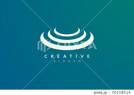 Stage logo design. Minimalist and modern vector illustration design suitable for community, business, and product brands 70158514
