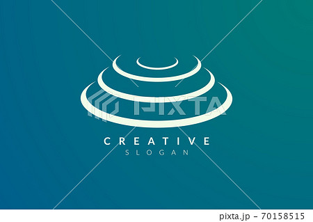 Stage logo design. Minimalist and modern vector illustration design suitable for community, business, and product brands 70158515
