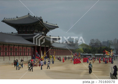韓国ソウル 景福宮守門将交代儀式 70160070