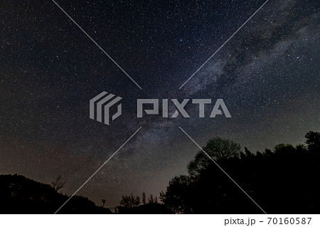 神石高原町コスモドームから観る天の川 70160587