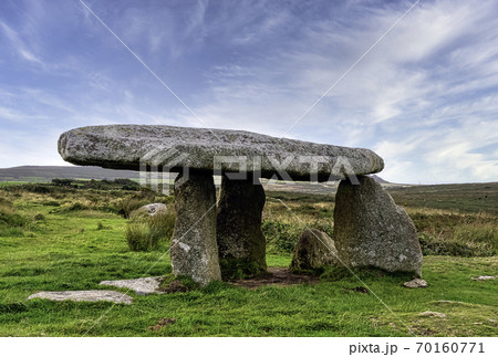 Lanyon Quoit - dolmen in Cornwall, England, United Kingdom Lanyon Quoit - dolmen in Cornwall, England, United Kingdom 70160771