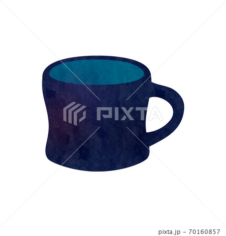 素材 マグカップ2テクのイラスト素材