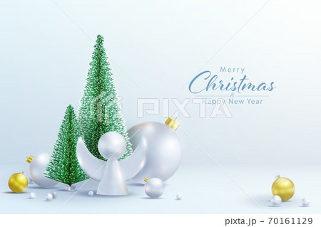 Christmas and New Year background, elements for Christmas design Christmas and New Year background, elements for Christmas design 70161129