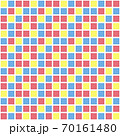 Colorful vector square grid pattern. Seamless texture 70161480