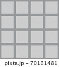 Grey vector square grid pattern. Seamless texture 70161481