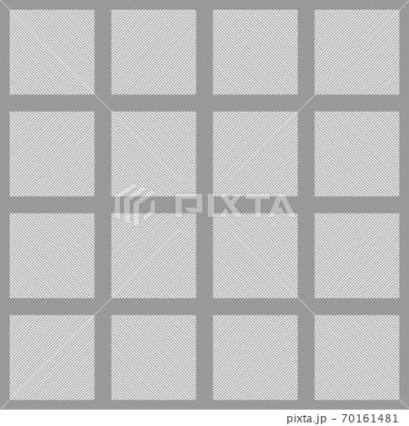 Grey vector square grid pattern. Seamless texture 70161481