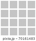 Grey vector square grid pattern. Seamless texture 70161483