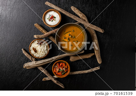 インドカレー Typical Indian curry set インドカレー Typical Indian curry set 70161539