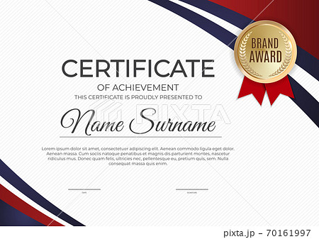 Certificate and diploma template background. Vector illustration Certificate and diploma template background. Vector illustration 70161997