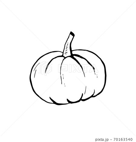 Halloween doodle pumpkin element. Isolated vector illustration Halloween doodle pumpkin element. Isolated vector illustration 70163540
