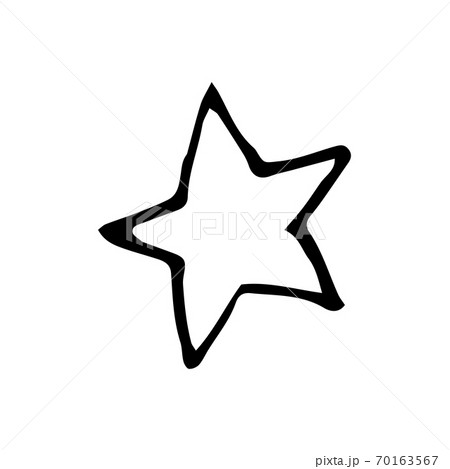 Halloween doodle star element. Isolated vector illustration Halloween doodle star element. Isolated vector illustration 70163567