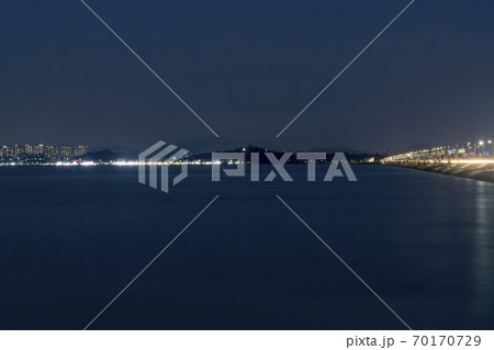 風景 安山市 湖 70170729