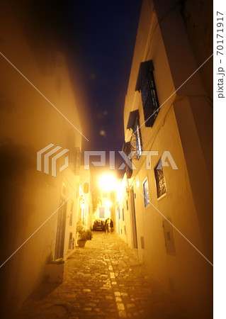 TUNISIA SIDI BOU SAID OLD TOWN 70171917