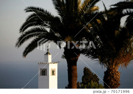 TUNISIA SIDI BOU SAID OLD TOWN MOSQUE 70171996