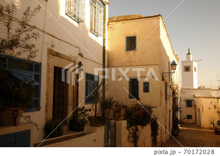 TUNISIA SIDI BOU SAID OLD TOWN MOSQUE 70172028