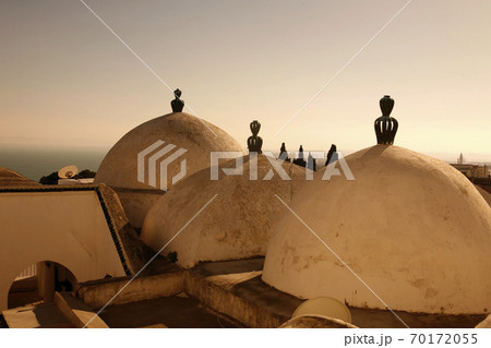TUNISIA SIDI BOU SAID OLD TOWN MOSQUE 70172055