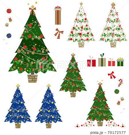 クリスマスツリー　バリエーションセット 70172577