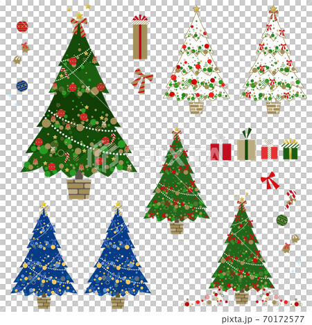 クリスマスツリー　バリエーションセット 70172577
