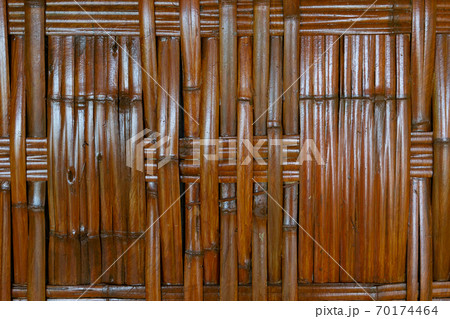 Background from a wooden mesh or wood Background from a wooden mesh or wood 70174464