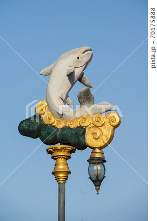 THAILAND CHIANG KHONG MEKONG CATFISH LANTERN 70175888