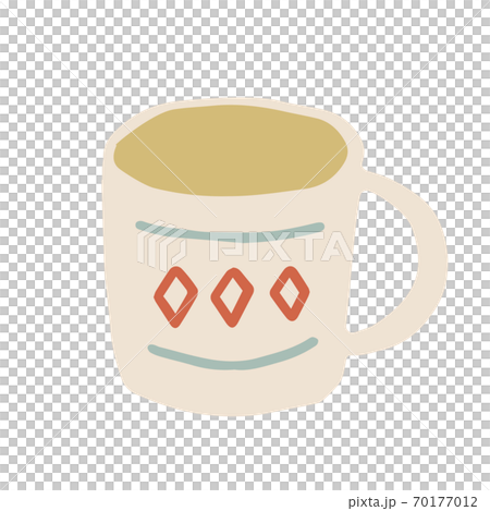かわいいマグカップのイラスト素材