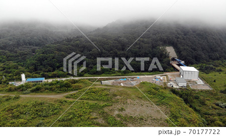 北海道新幹線内浦トンネルの工事現場周辺(2020年9月) 北海道新幹線内浦トンネルの工事現場周辺(2020年9月) 70177722