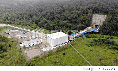 北海道新幹線内浦トンネルの工事現場(2020年9月) 北海道新幹線内浦トンネルの工事現場(2020年9月) 70177723