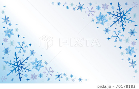 イラスト 背景 冬のイメージ Snow Flake Winter Illustration のイラスト素材 イラスト 背景 冬のイメージ Snow Flake Winter Illustration のイラスト素材