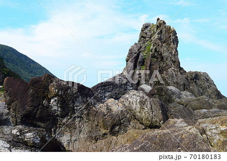 ビシャゴ岩【室戸世界ジオパーク】 ビシャゴ岩【室戸世界ジオパーク】 70180183