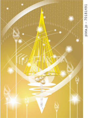 クリスマスイメージ のイラスト クリスマスイメージ のイラスト 70181491