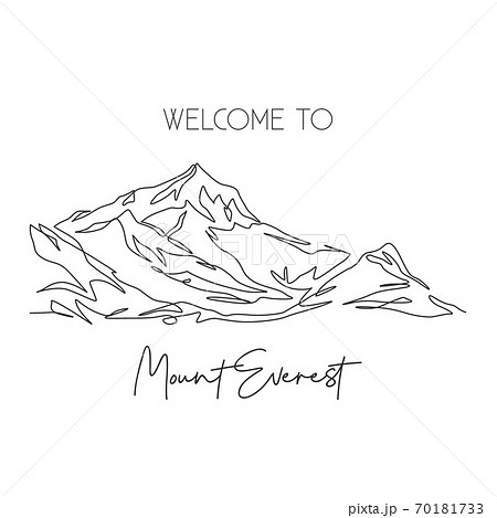 Everest PeakVector Handdrawn Everest Mountain Logo in Circle with Rope  LetteringPrint for Tshirt   Embroidered canvas art Mountain drawing  Ink illustrations