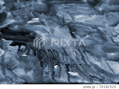 Abstract grey watercolor on paper texture as background 70182420