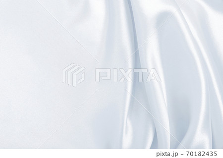 Smooth elegant grey silk or satin luxury cloth as wedding background. Luxurious background design 70182435