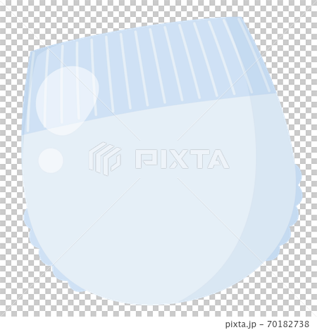 Illustration of cute diapers_blue_plain 70182738