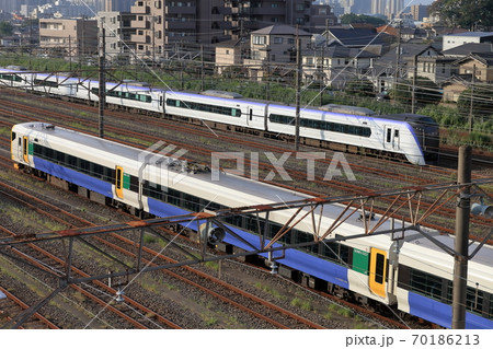 幕張本郷　総武線の風景 70186213