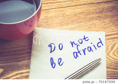 Romantic message written on napkin Romantic message written on napkin 70187098