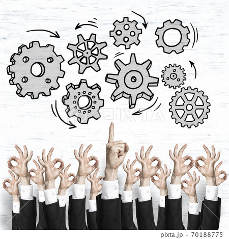 Business and teamwork concept Business and teamwork concept 70188775