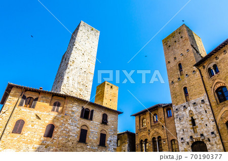 San Gimignano and its famous towers, Siena, Tuscany, Italy San Gimignano and its famous towers, Siena, Tuscany, Italy 70190377