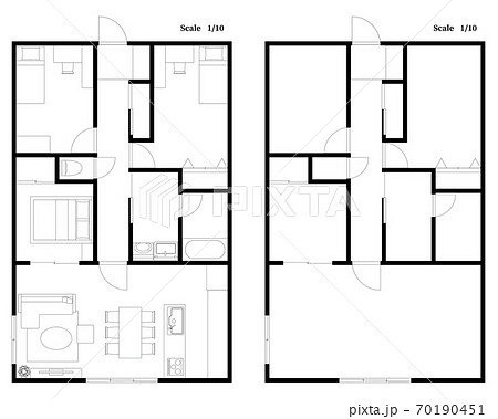 マンション・住宅の間取り図 70190451