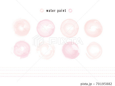 水彩のあしらい（バクダンと飾りケイ） 70195882