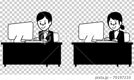 悪意あるビジネスマン ビジネスウーマン 悪意あるビジネスマン ビジネスウーマン 70197210