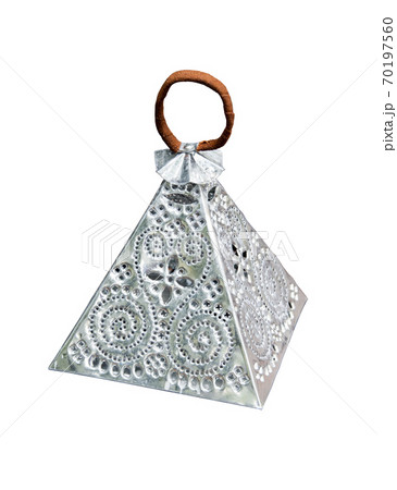 Arab lamps. Moroccan silver lantern. 70197560