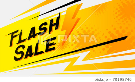 Flash sale yellow template background 70198746