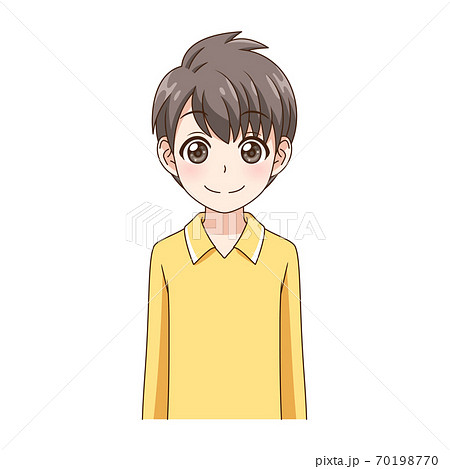 笑顔でカメラ目線の男の子 70198770