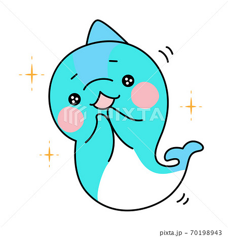 イルカ おねだり 甘えん坊 イラスト素材のイラスト素材