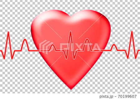hard and cardiogram waveform hard and cardiogram waveform 70199607